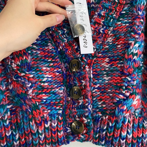 NWT For Love and Lemons Lydia Cardigan in Sapphire sz M - Picture 8 of 12